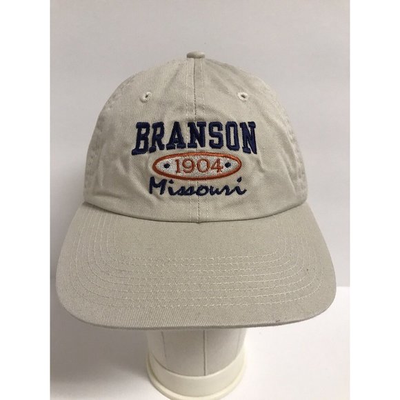 Branson Missouri Beige Adjustable Hat - Picture 1 of 8